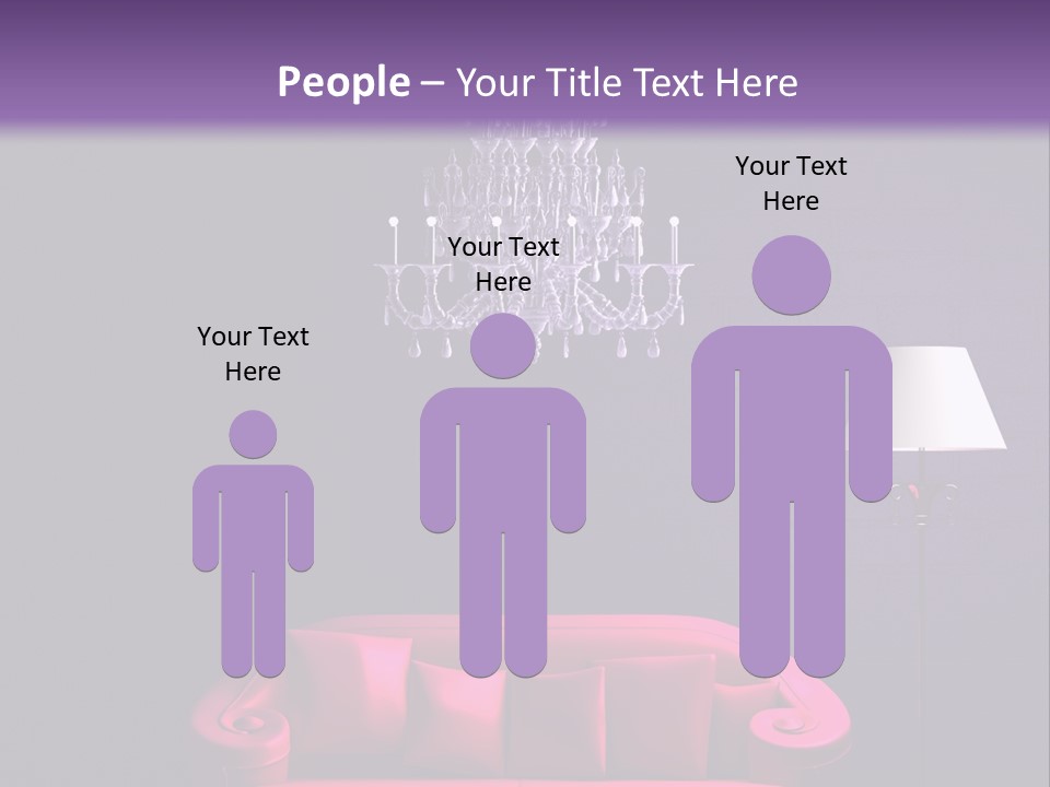 Pink Couch PowerPoint Template