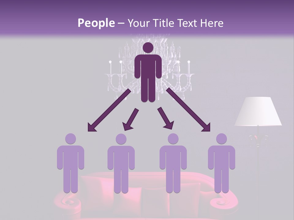 Pink Couch PowerPoint Template