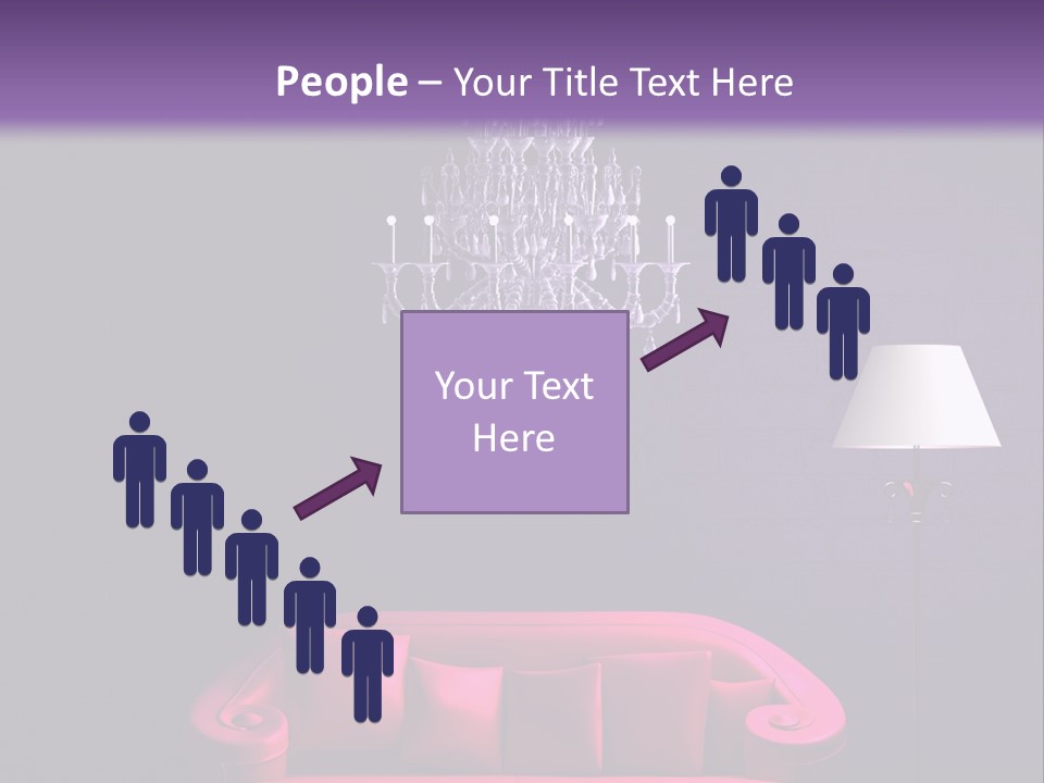 Pink Couch PowerPoint Template