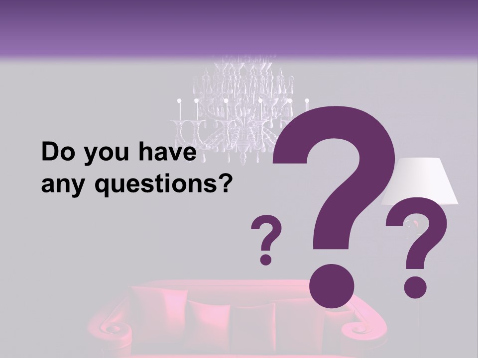 Pink Couch PowerPoint Template