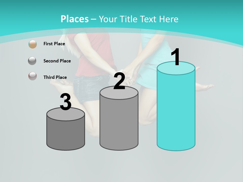 Levitation Human Lifestyle PowerPoint Template