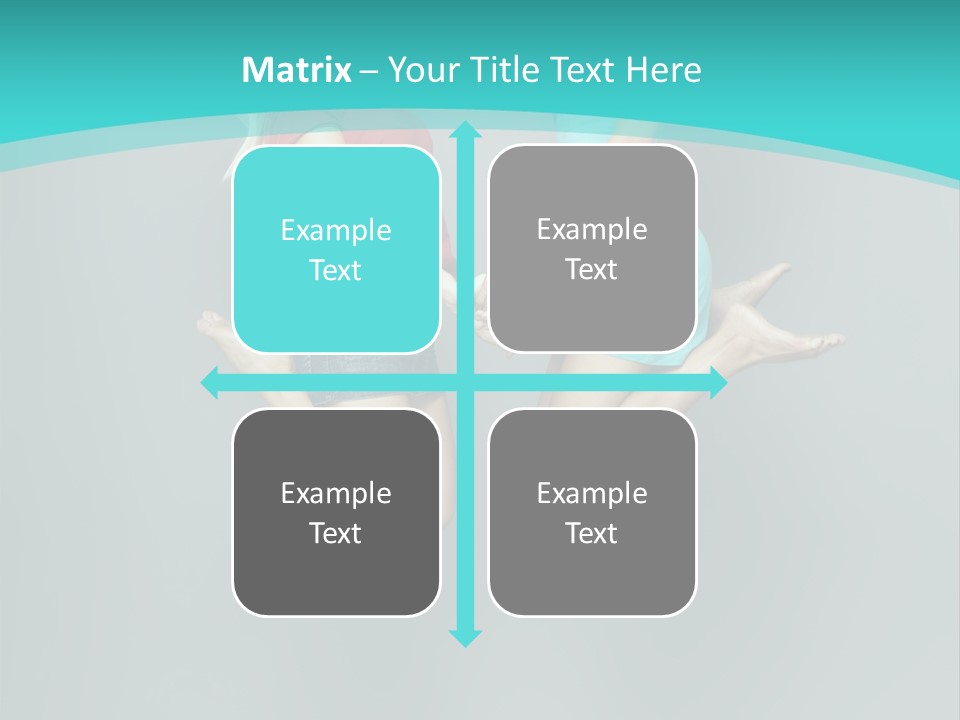 Levitation Human Lifestyle PowerPoint Template