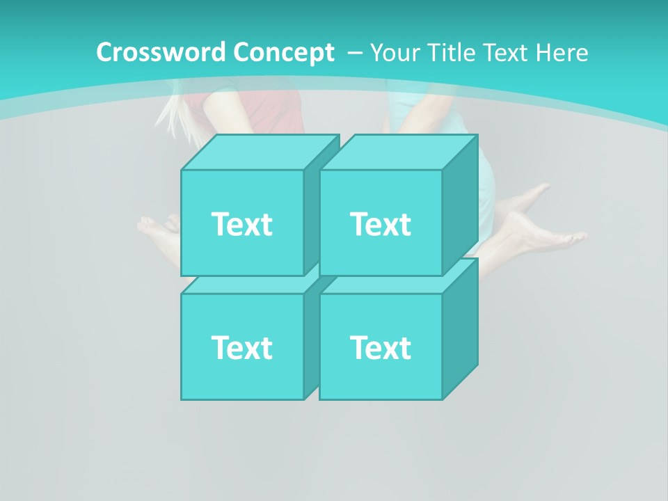 Levitation Human Lifestyle PowerPoint Template