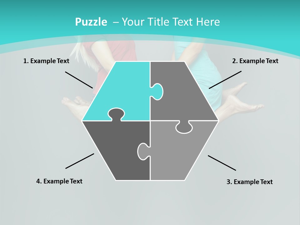 Levitation Human Lifestyle PowerPoint Template