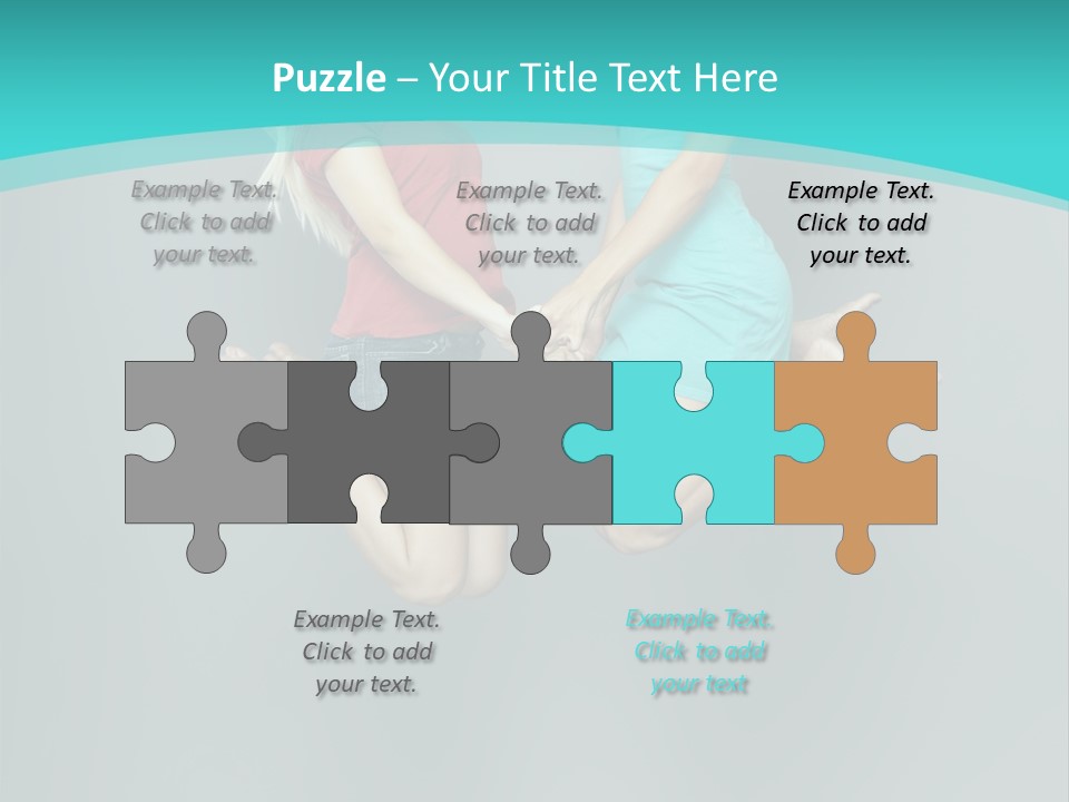 Levitation Human Lifestyle PowerPoint Template