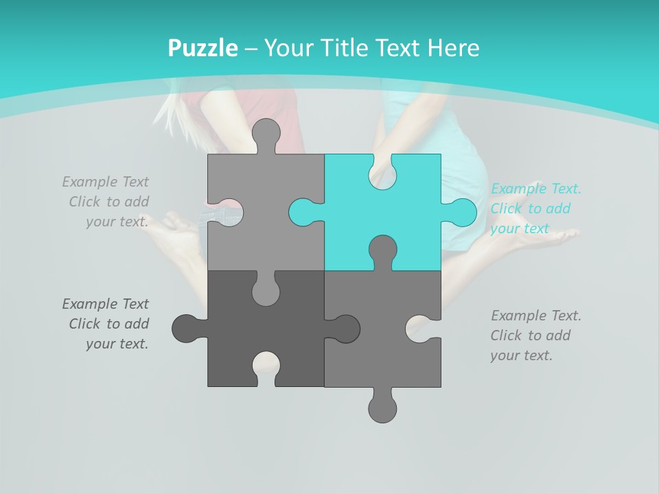 Levitation Human Lifestyle PowerPoint Template