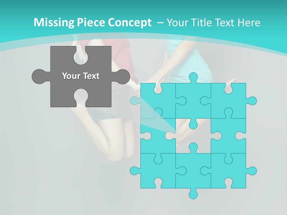 Levitation Human Lifestyle PowerPoint Template