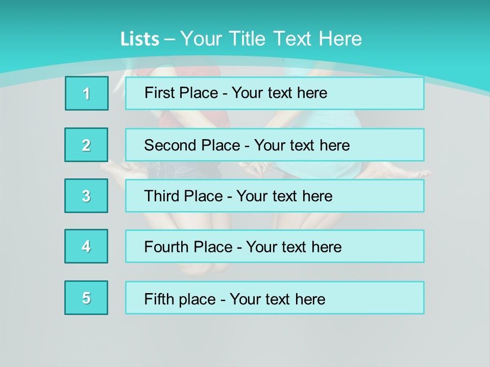 Levitation Human Lifestyle PowerPoint Template
