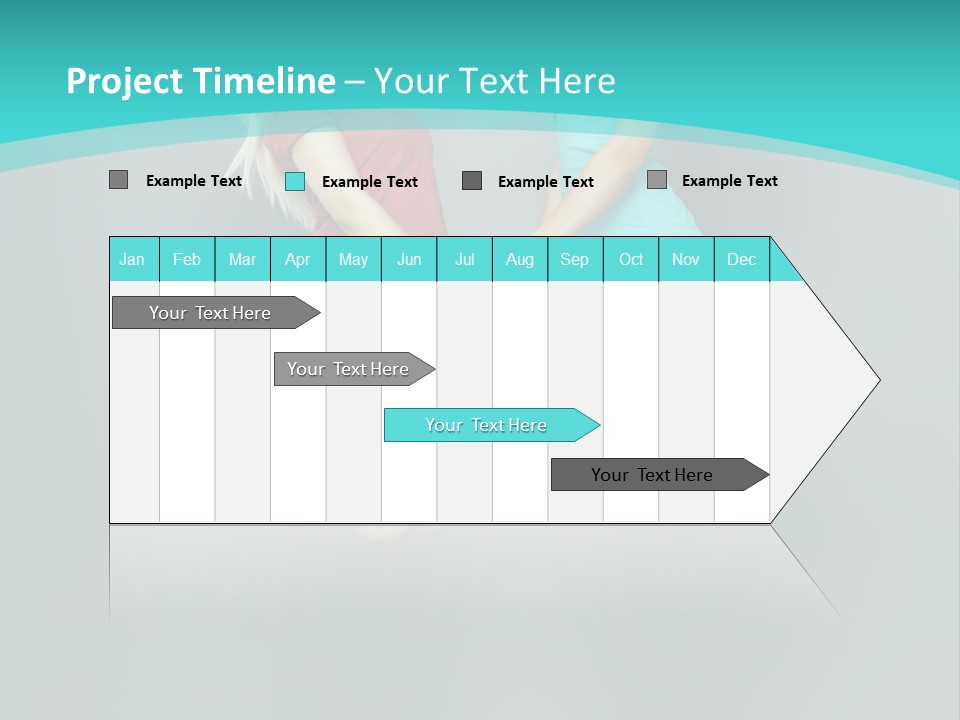 Levitation Human Lifestyle PowerPoint Template