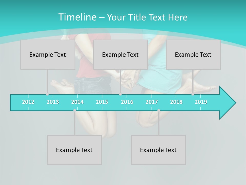 Levitation Human Lifestyle PowerPoint Template