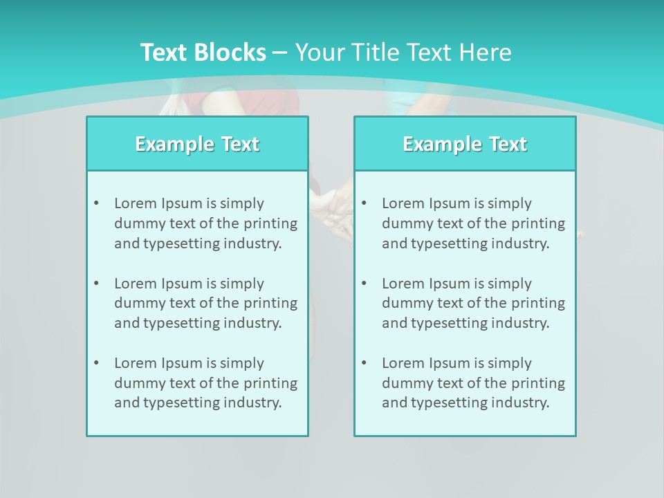 Levitation Human Lifestyle PowerPoint Template