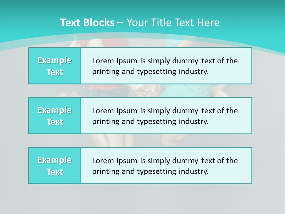 Levitation Human Lifestyle PowerPoint Template