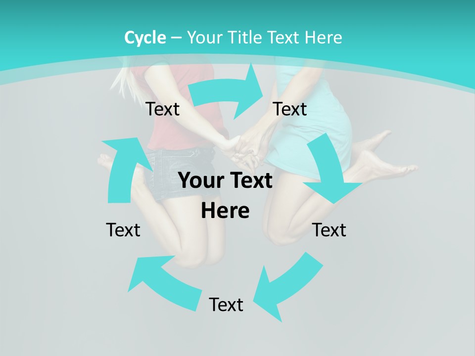 Levitation Human Lifestyle PowerPoint Template