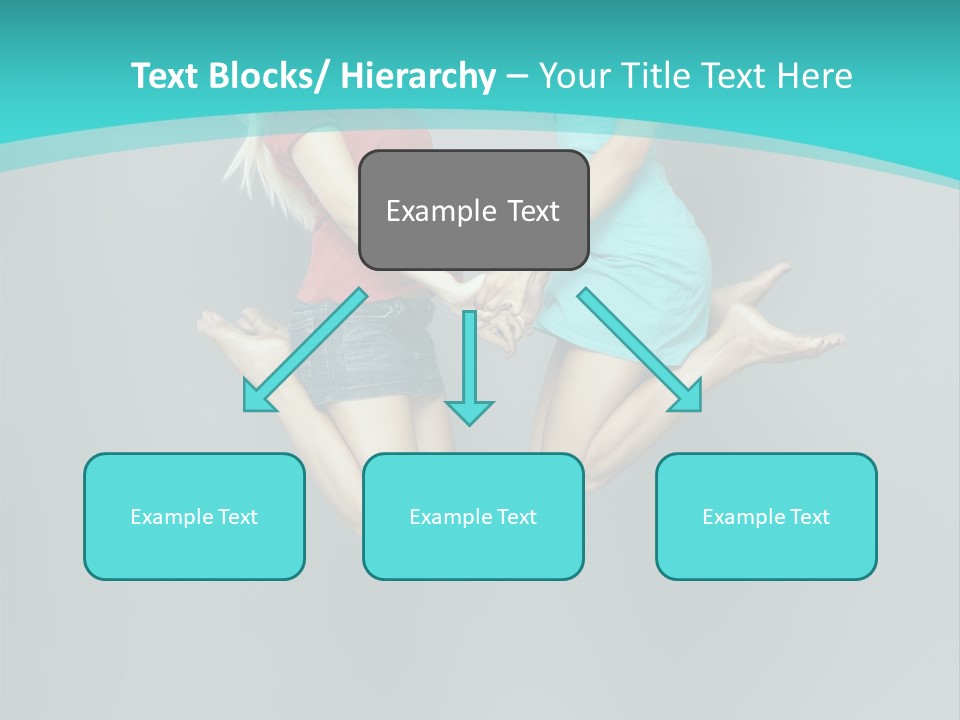 Levitation Human Lifestyle PowerPoint Template