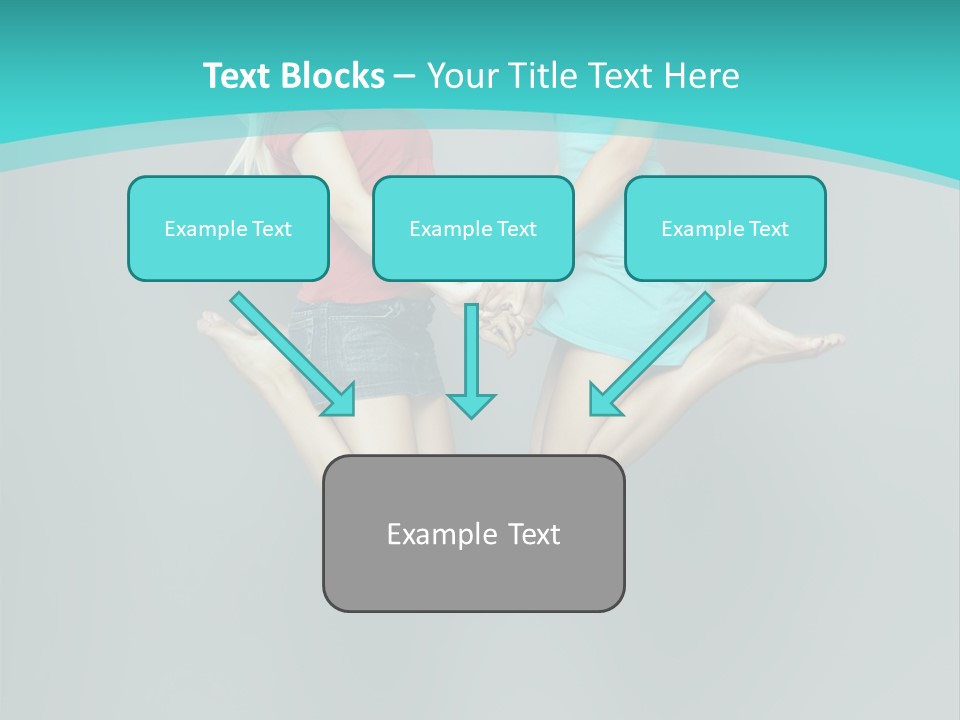 Levitation Human Lifestyle PowerPoint Template