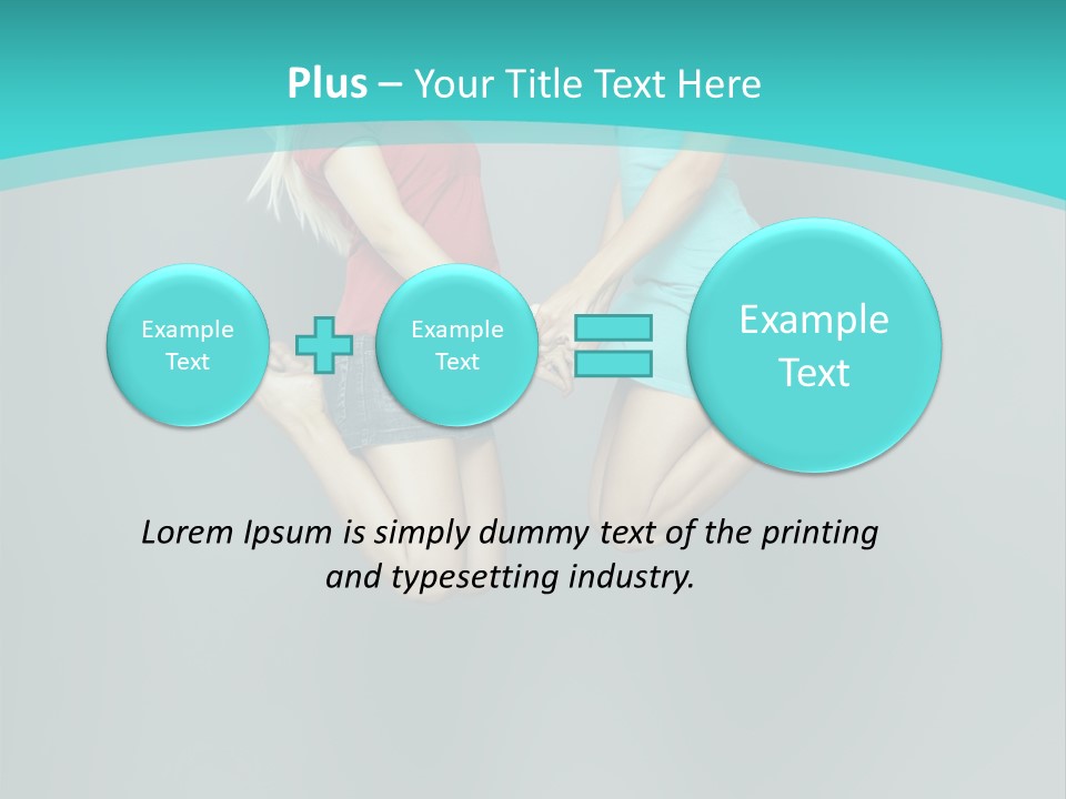 Levitation Human Lifestyle PowerPoint Template