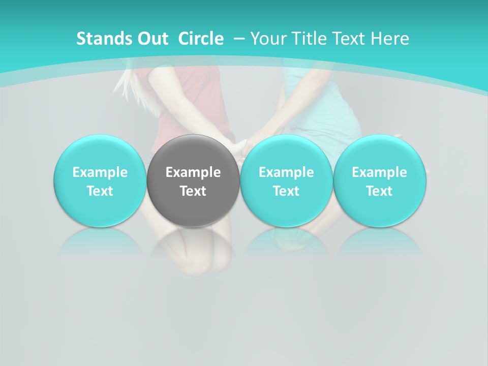 Levitation Human Lifestyle PowerPoint Template