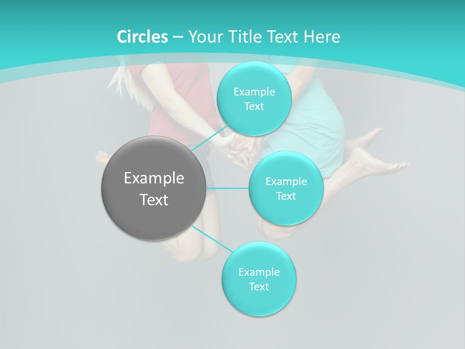 Levitation Human Lifestyle PowerPoint Template