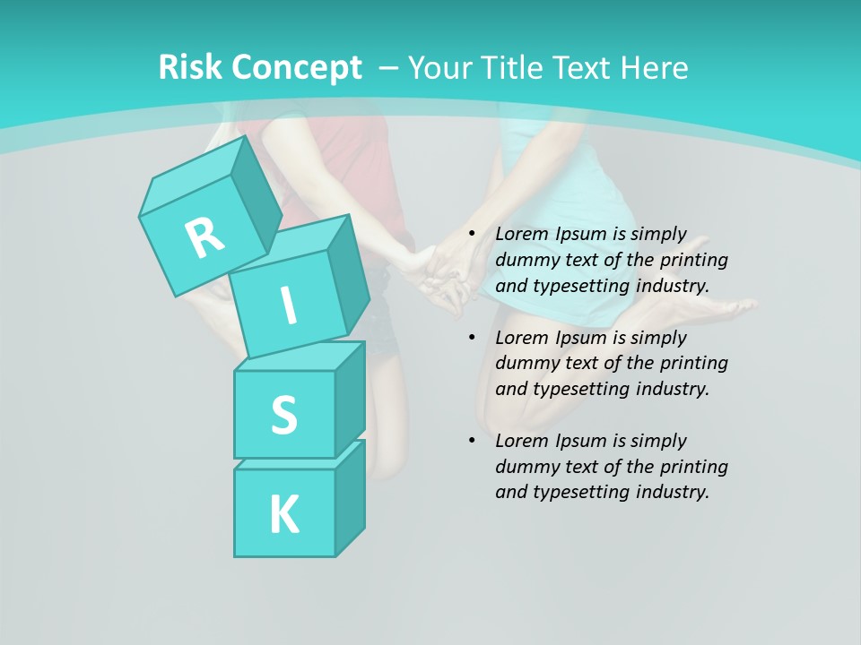 Levitation Human Lifestyle PowerPoint Template