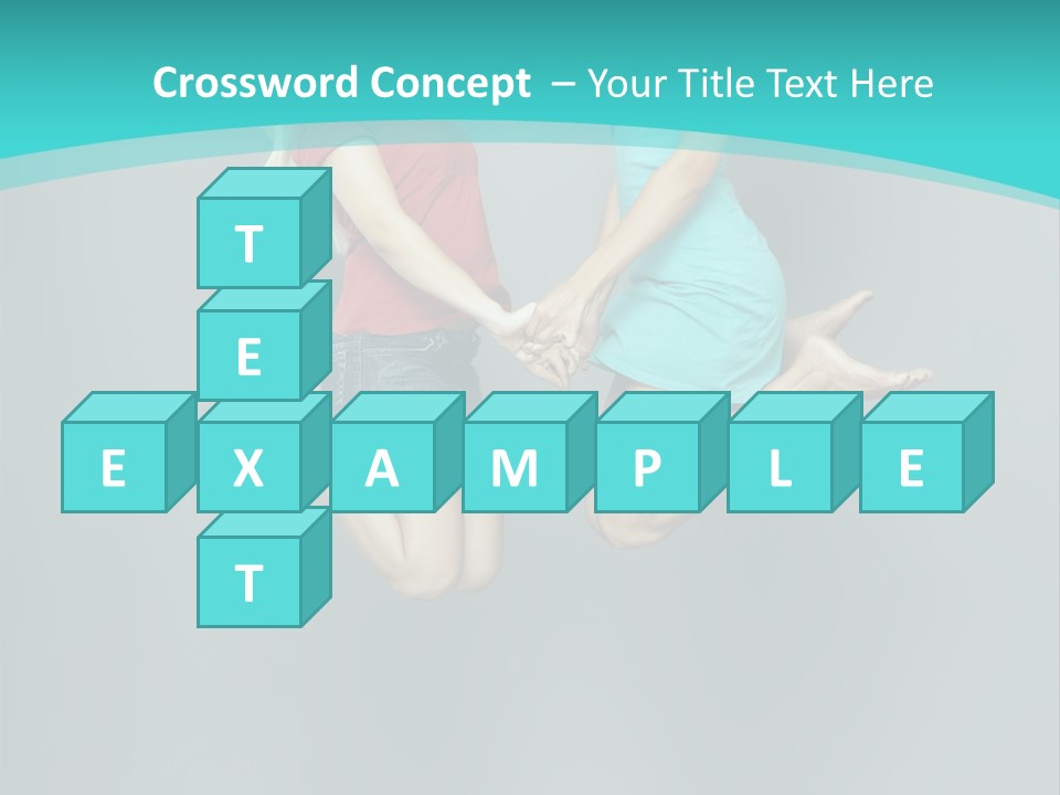 Levitation Human Lifestyle PowerPoint Template