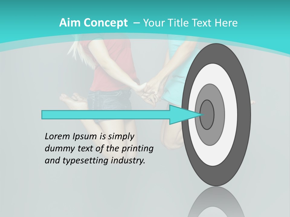 Levitation Human Lifestyle PowerPoint Template