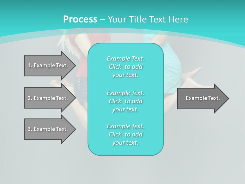 Levitation Human Lifestyle PowerPoint Template