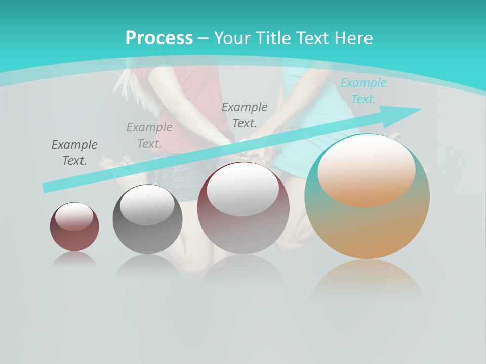 Levitation Human Lifestyle PowerPoint Template