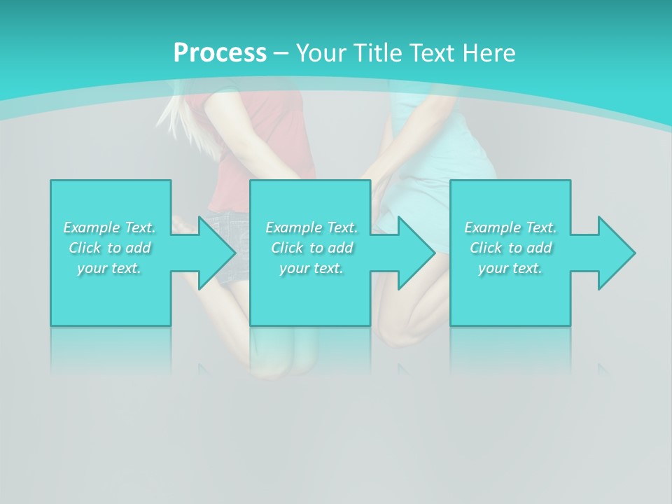 Levitation Human Lifestyle PowerPoint Template
