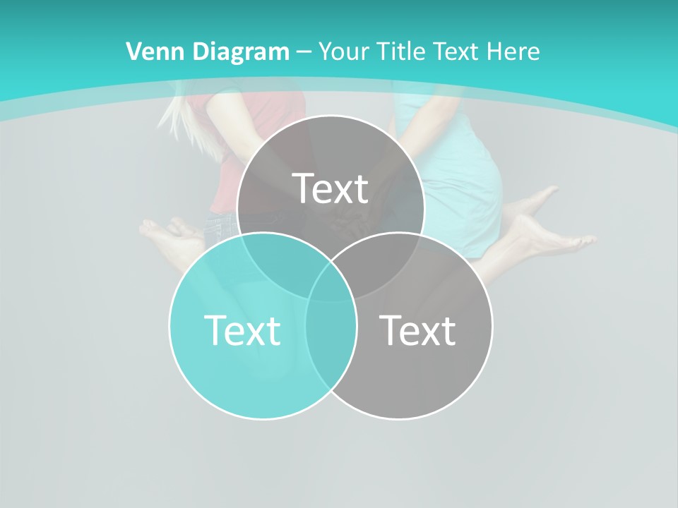 Levitation Human Lifestyle PowerPoint Template