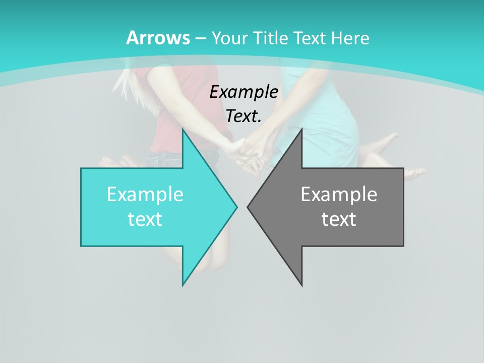 Levitation Human Lifestyle PowerPoint Template