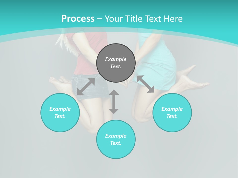 Levitation Human Lifestyle PowerPoint Template