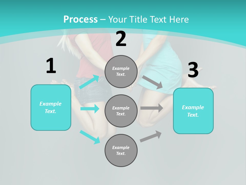 Levitation Human Lifestyle PowerPoint Template