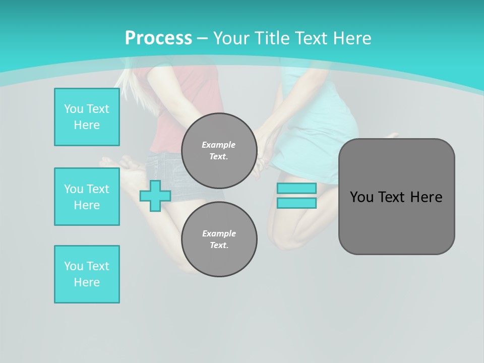 Levitation Human Lifestyle PowerPoint Template