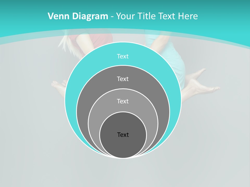 Levitation Human Lifestyle PowerPoint Template