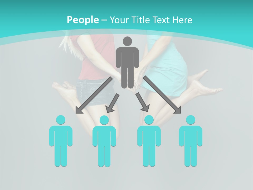 Levitation Human Lifestyle PowerPoint Template