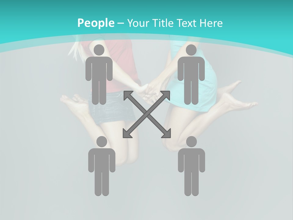 Levitation Human Lifestyle PowerPoint Template