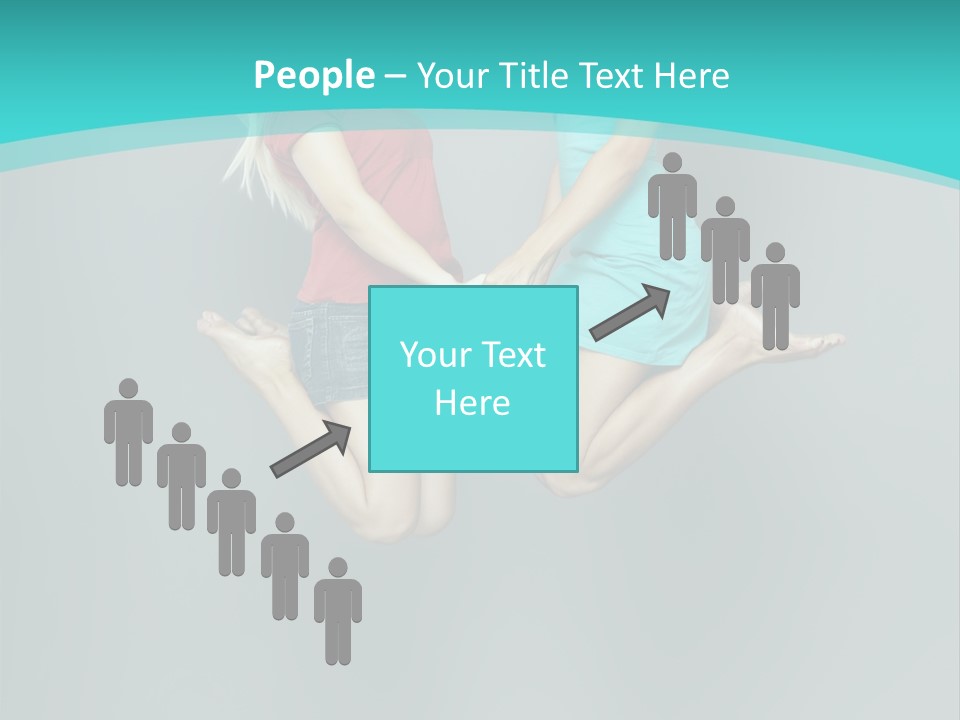 Levitation Human Lifestyle PowerPoint Template