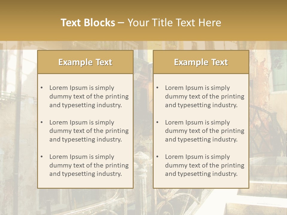 Grand Water Italy PowerPoint Template