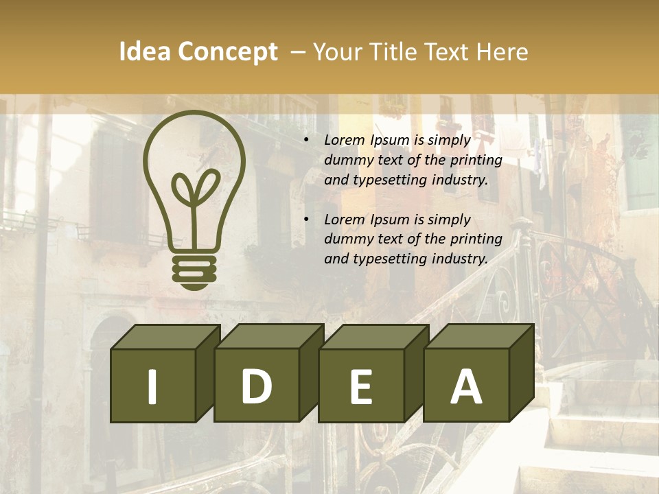 Grand Water Italy PowerPoint Template