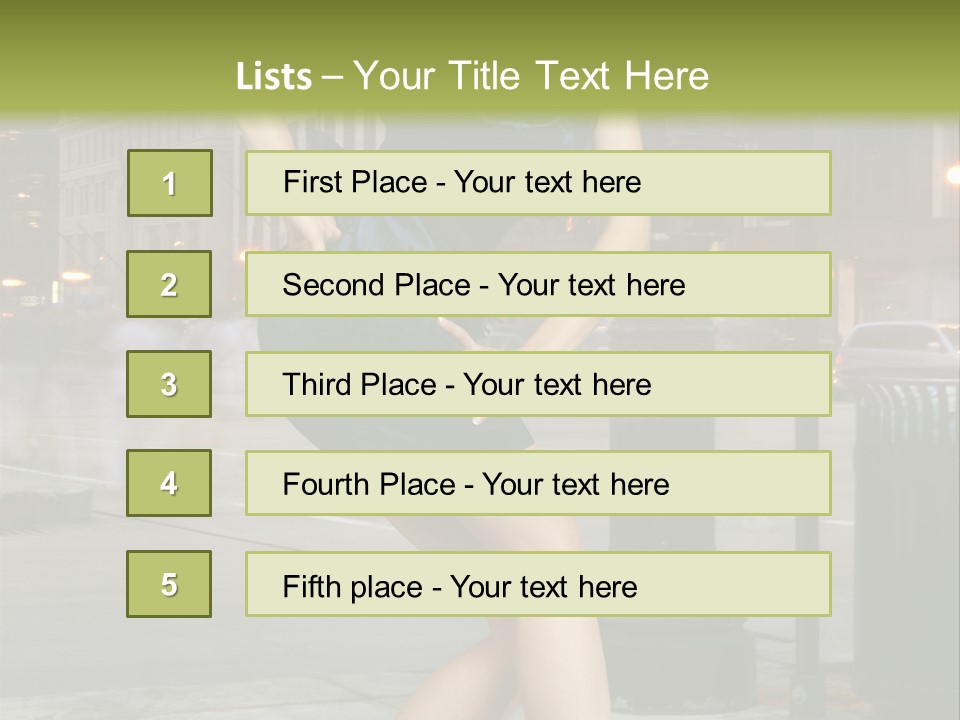 High Fashion PowerPoint Template