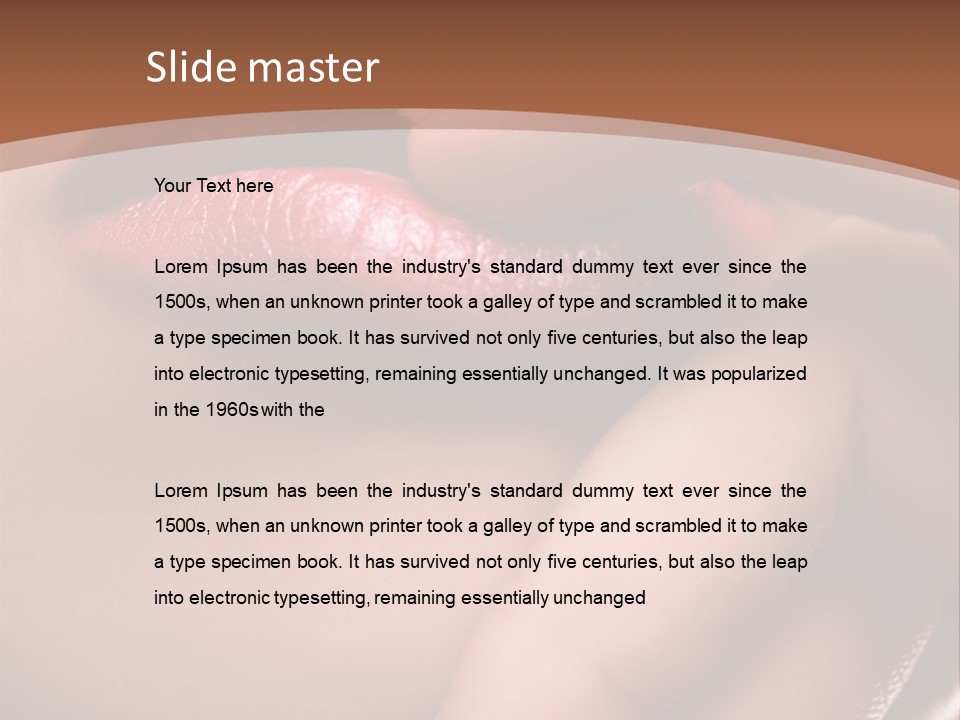 Daddy's Baby Girl PowerPoint Template