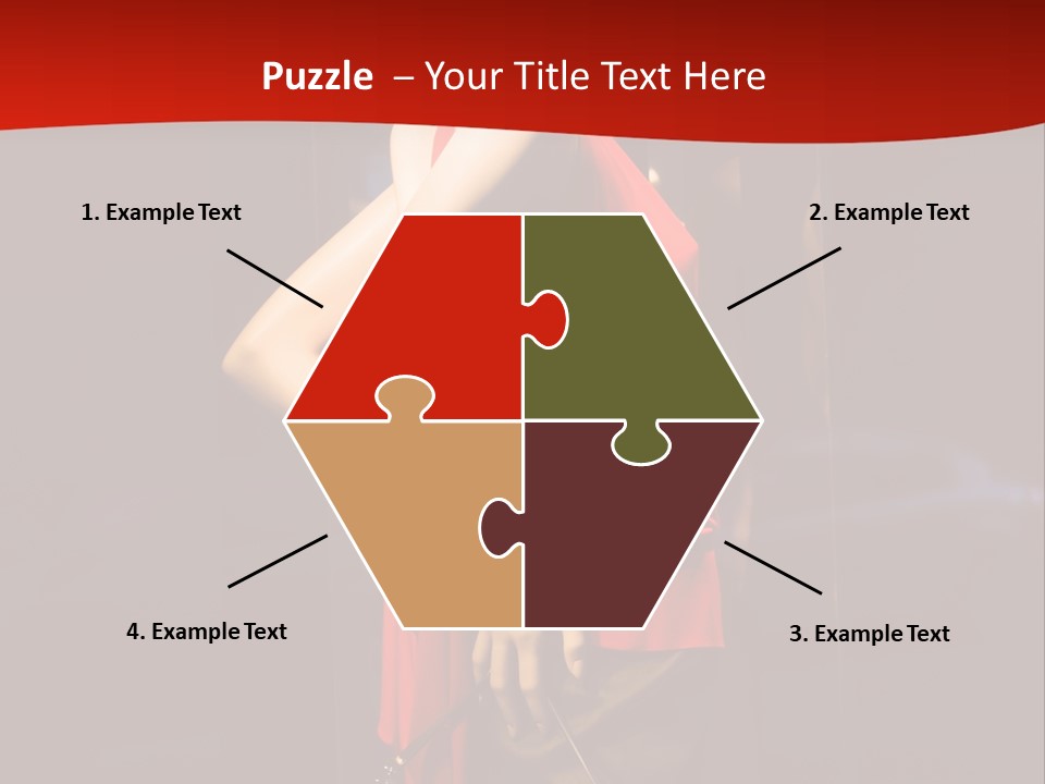 Shop Window Mannequins PowerPoint Template