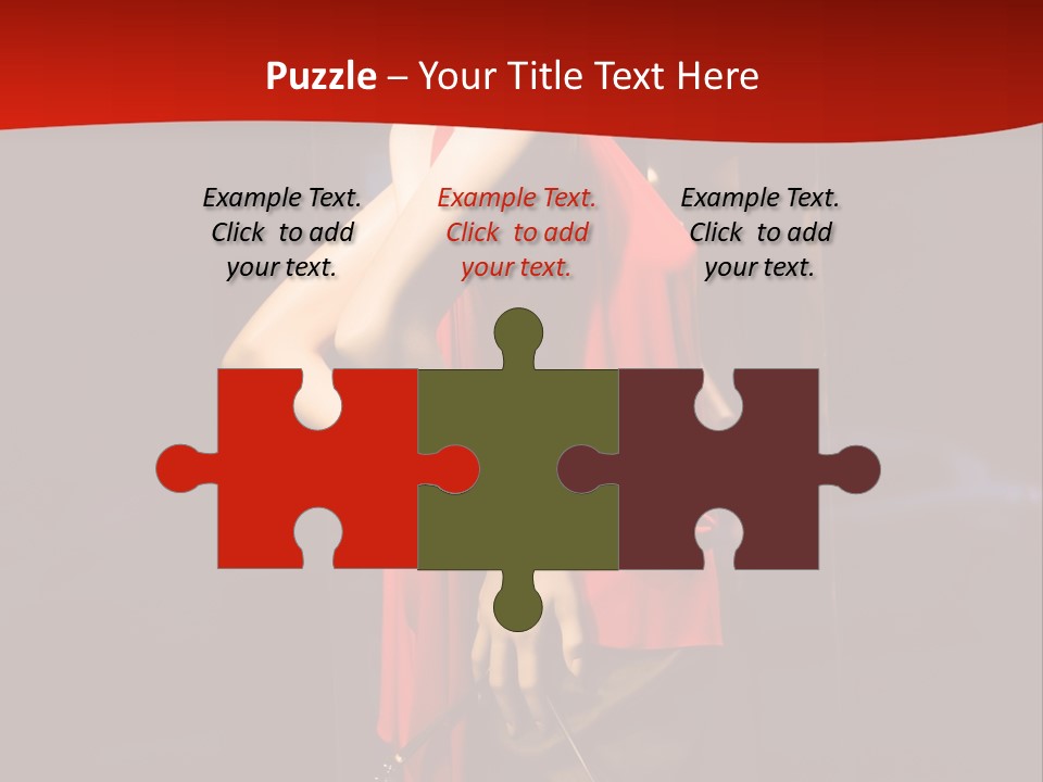 Shop Window Mannequins PowerPoint Template