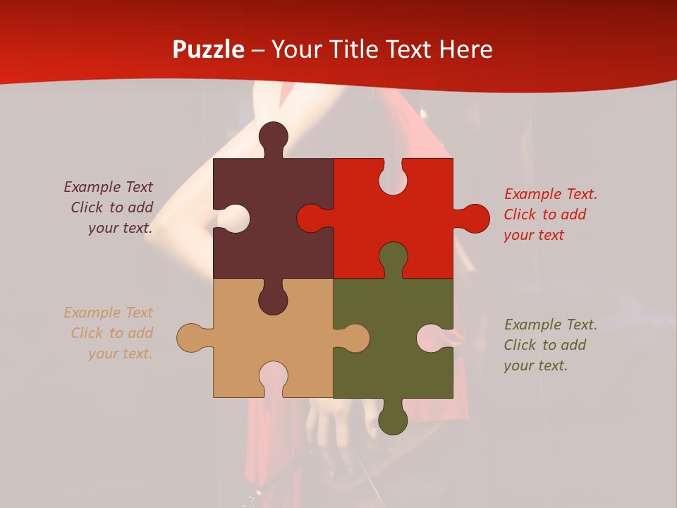 Shop Window Mannequins PowerPoint Template