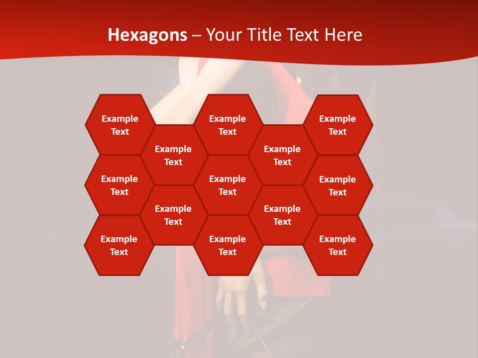 Shop Window Mannequins PowerPoint Template