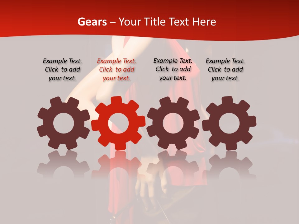 Shop Window Mannequins PowerPoint Template