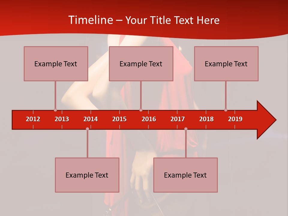 Shop Window Mannequins PowerPoint Template