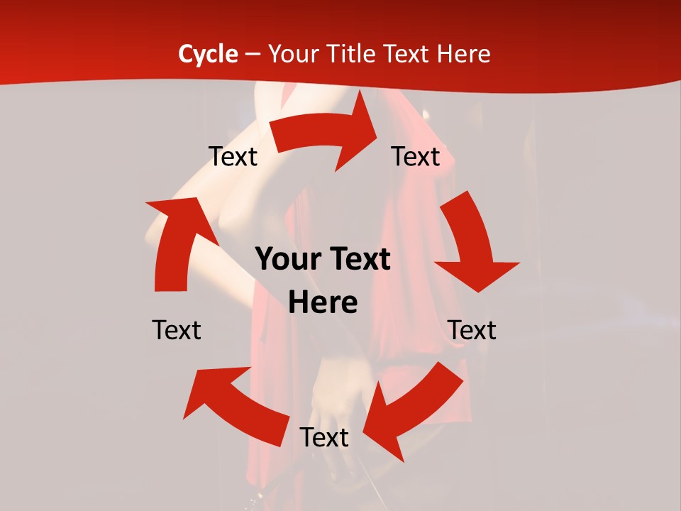 Shop Window Mannequins PowerPoint Template
