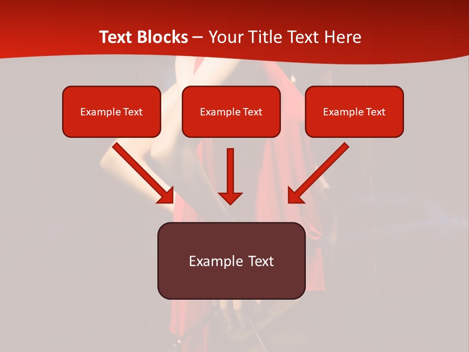 Shop Window Mannequins PowerPoint Template