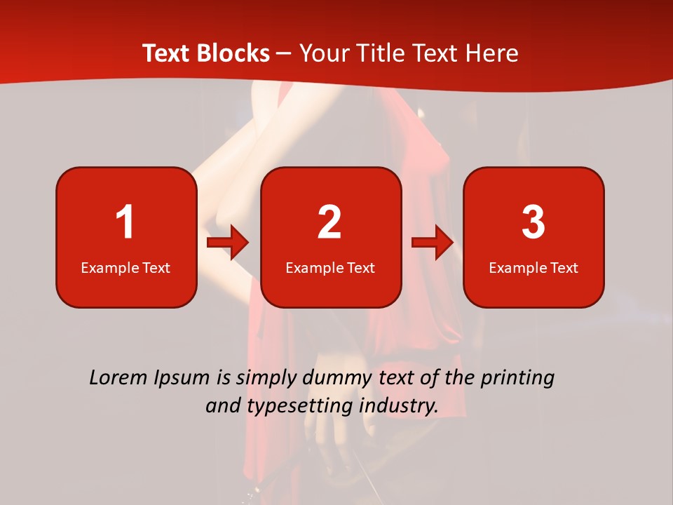 Shop Window Mannequins PowerPoint Template